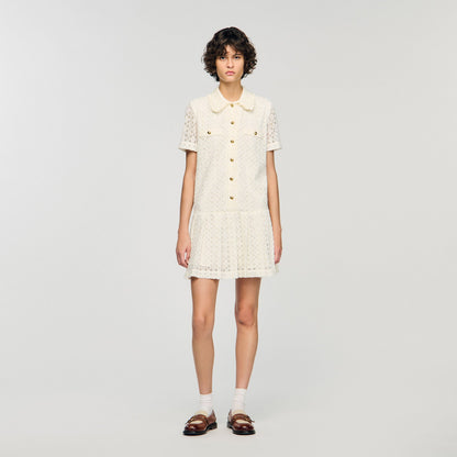 Mini lace dress | Sandro