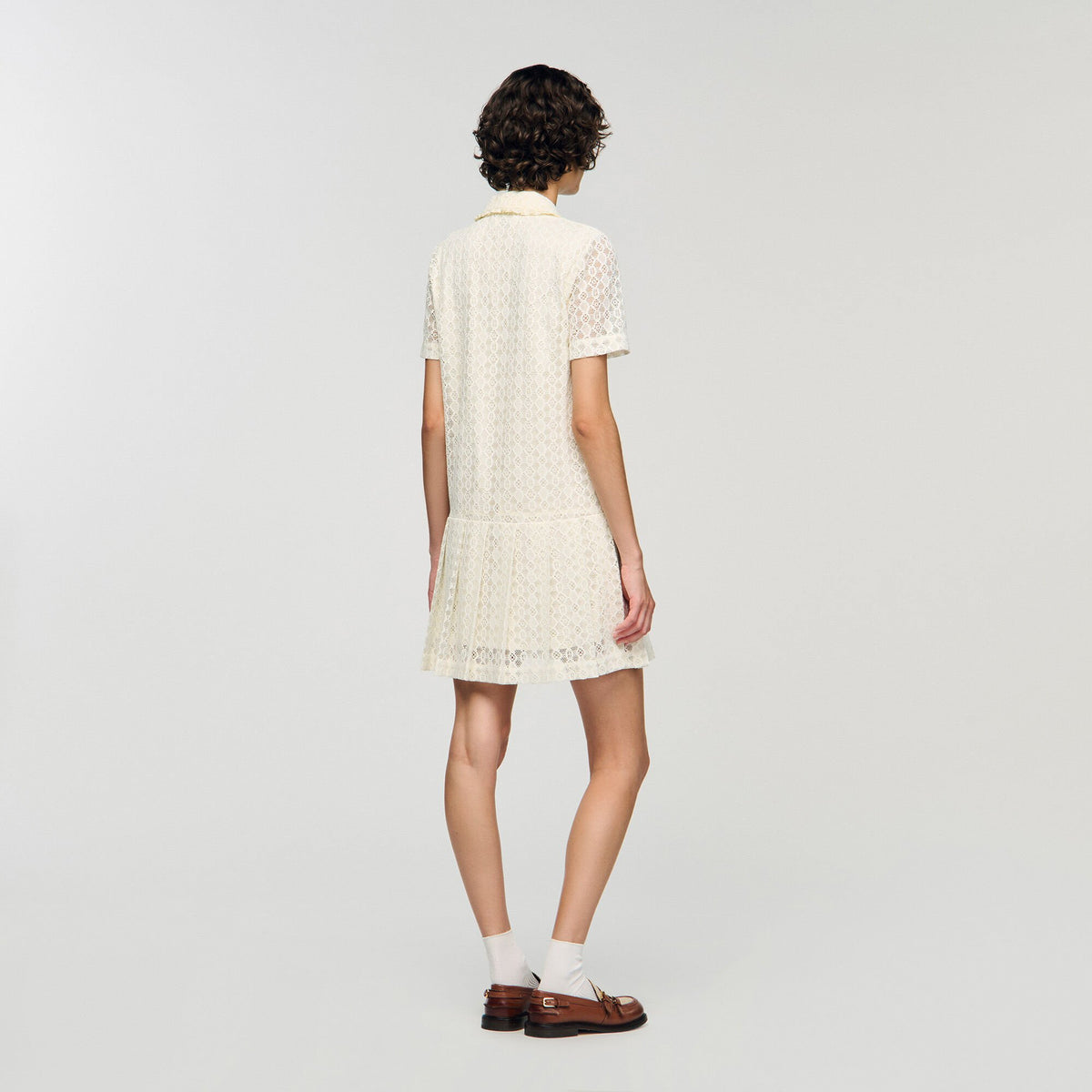 Mini lace dress | Sandro