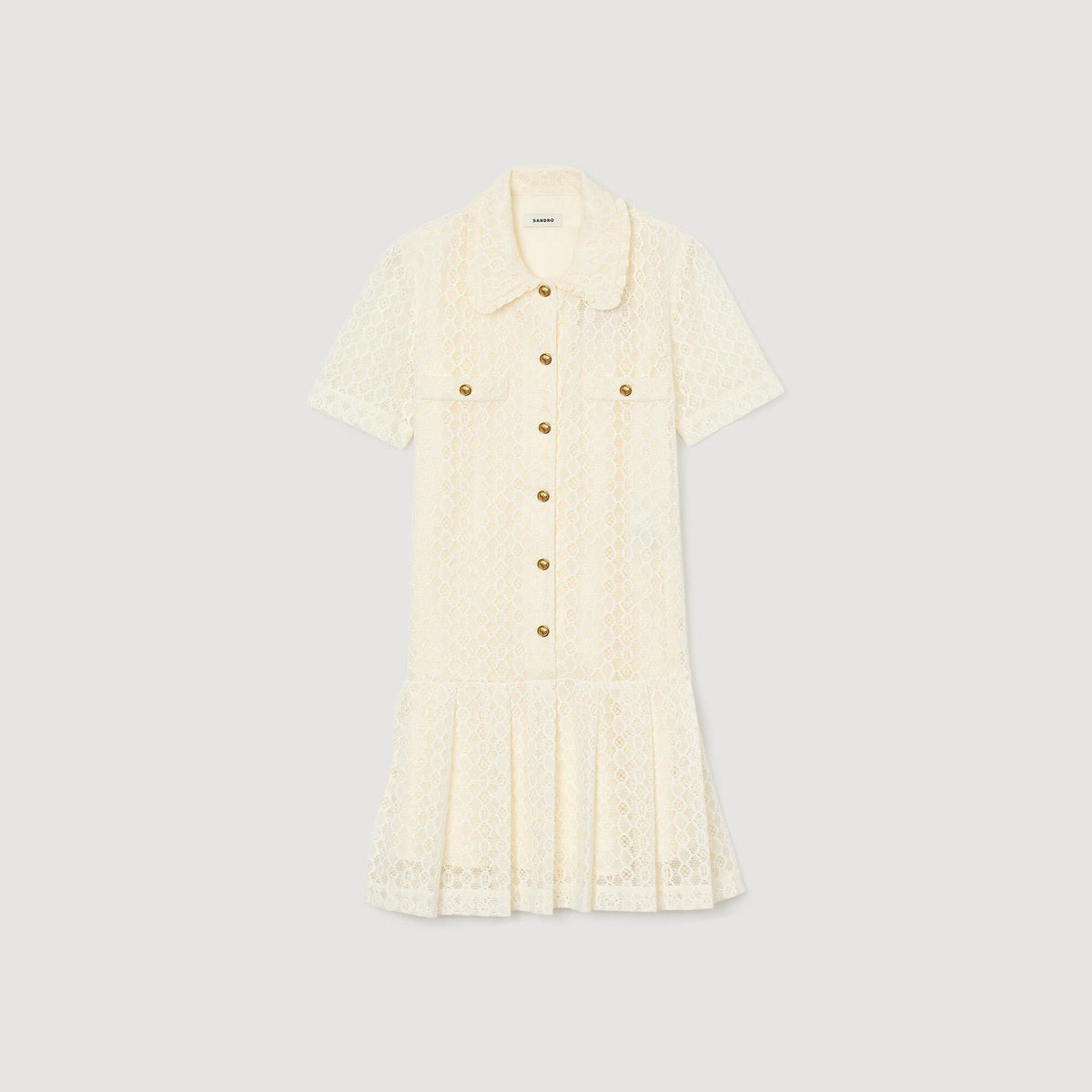 Mini lace dress | Sandro