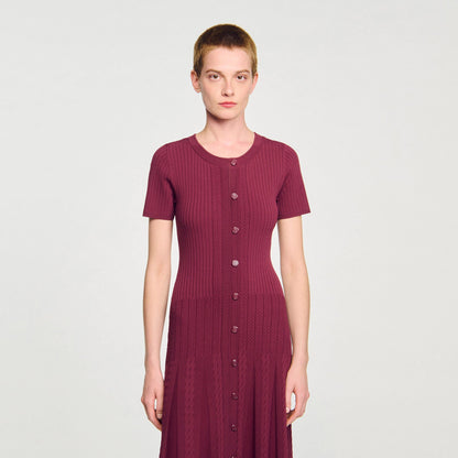 Knit maxi dress | Sandro