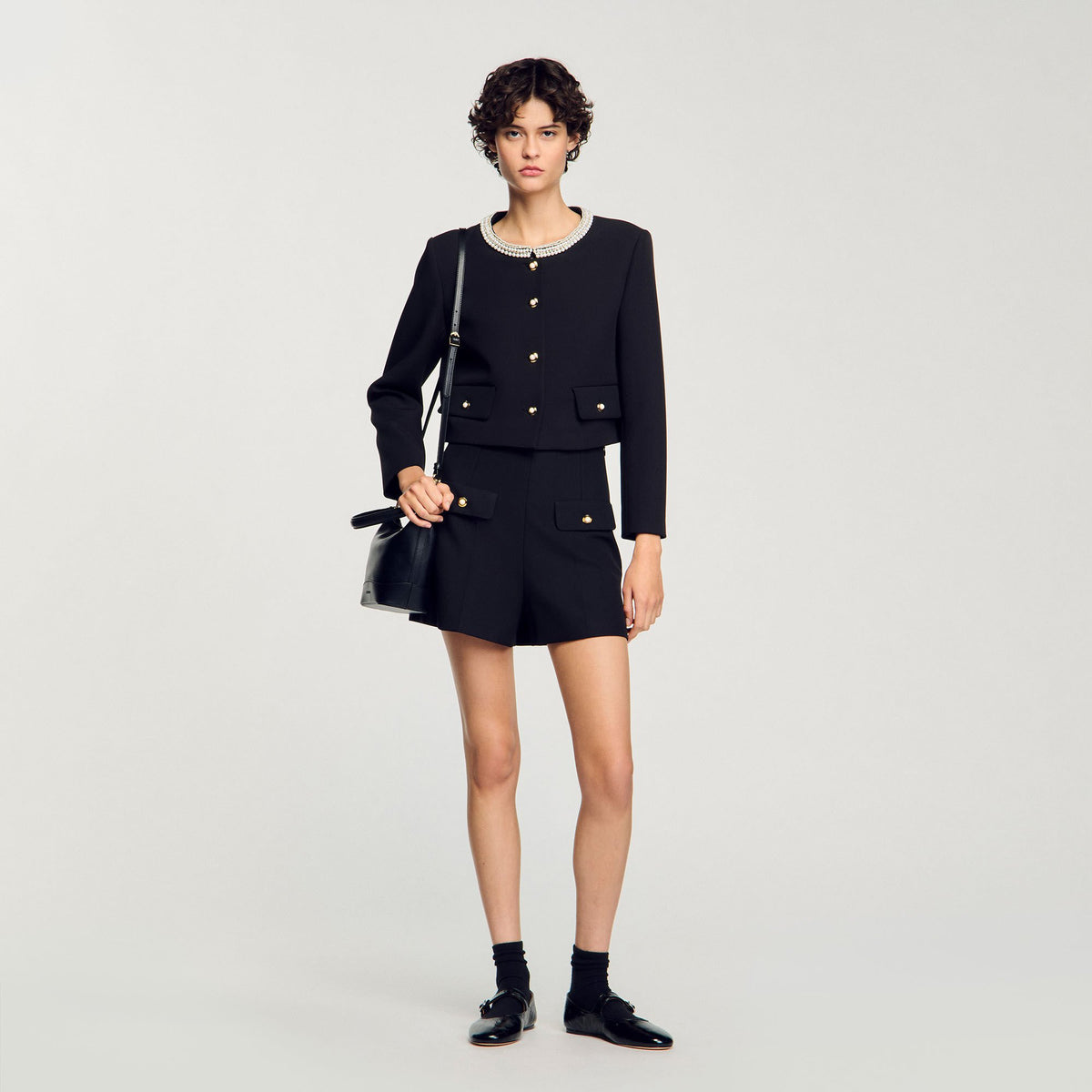 High-waisted shorts | Sandro