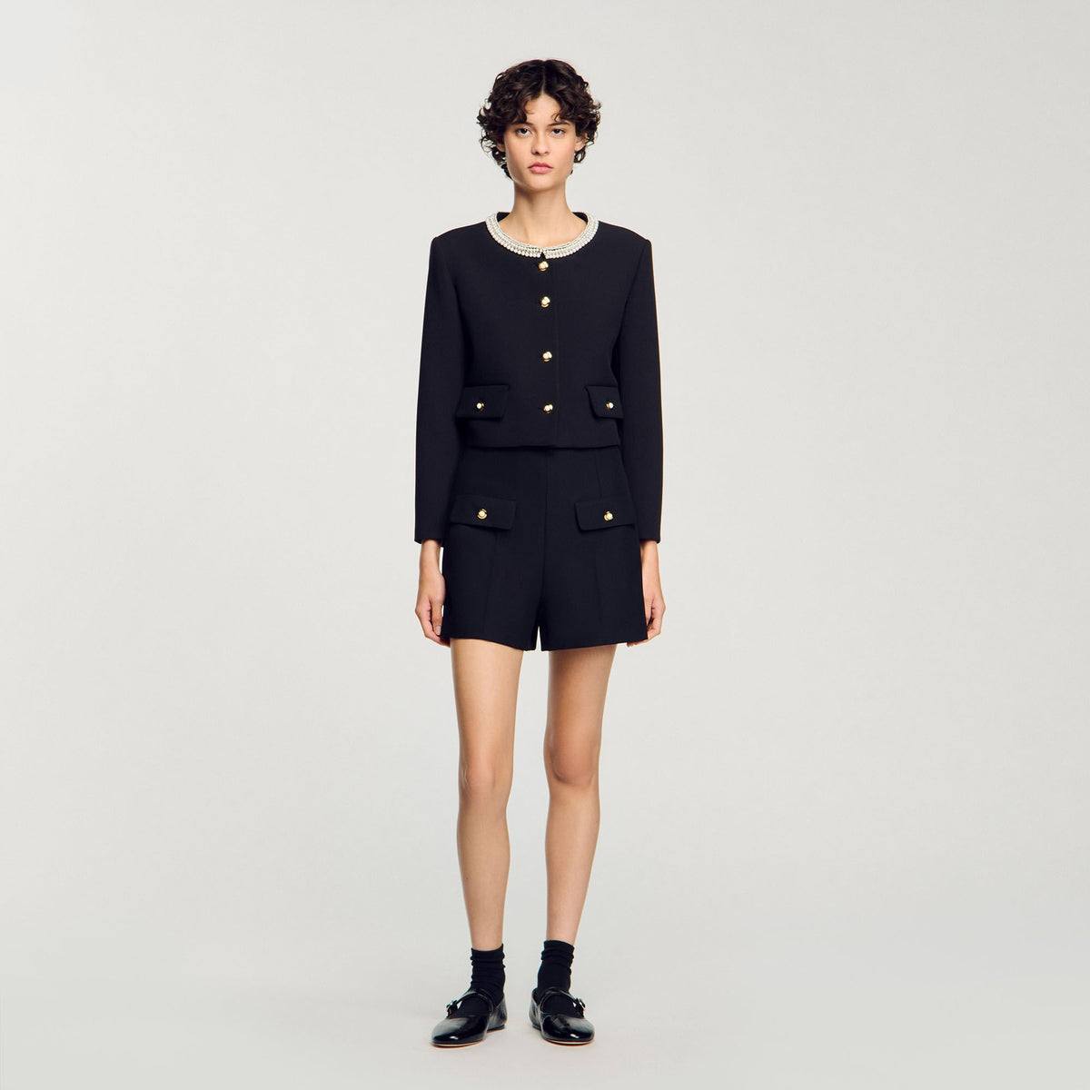 High-waisted shorts | Sandro