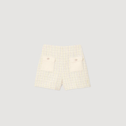 Decorative tweed shorts | Sandro