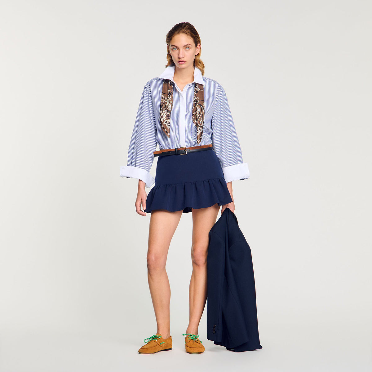 Flounced shorts | Sandro