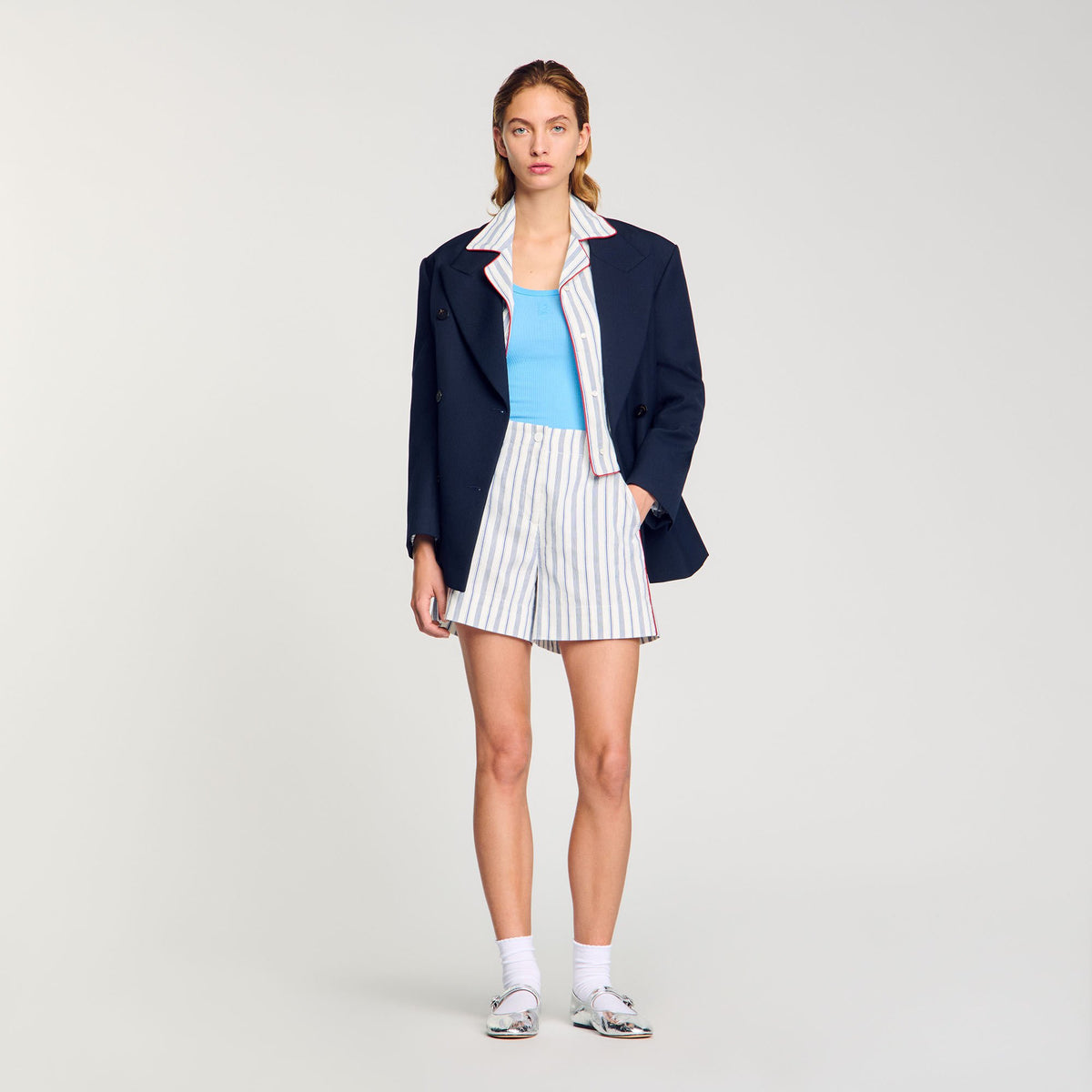 Striped shorts | Sandro