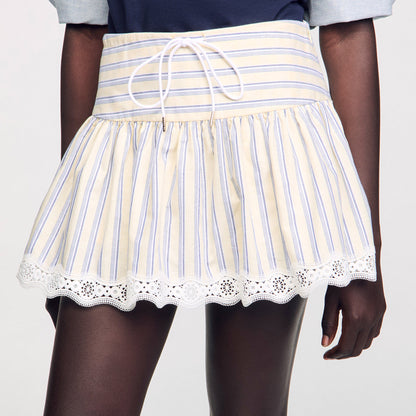 Striped skort | Sandro