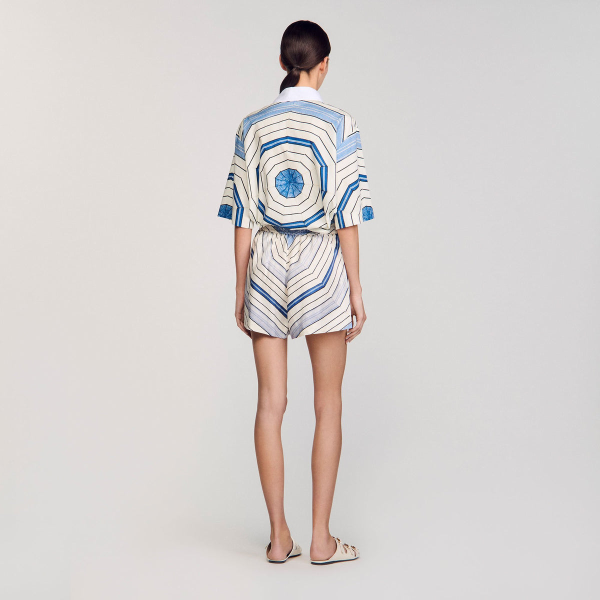 Spiral-motif shorts | Sandro