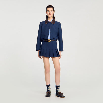 Tailored pleated shorts | Sandro