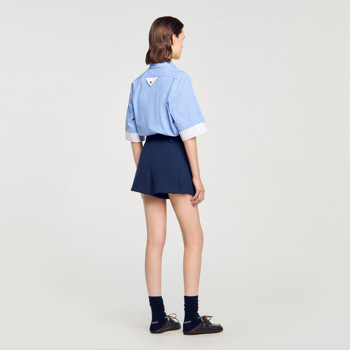 Tailored pleated shorts | Sandro