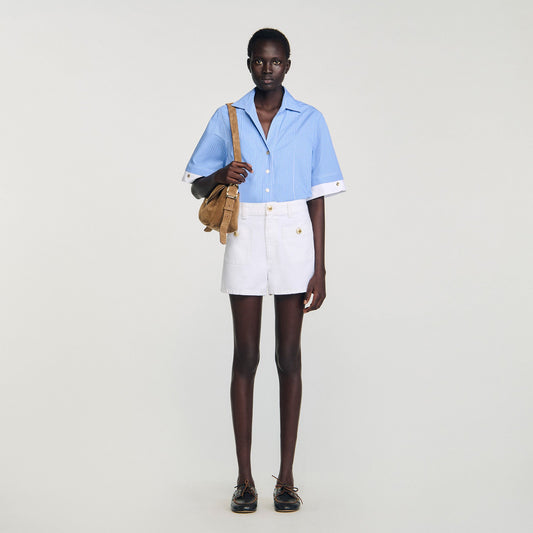 High waist denim shorts | Sandro