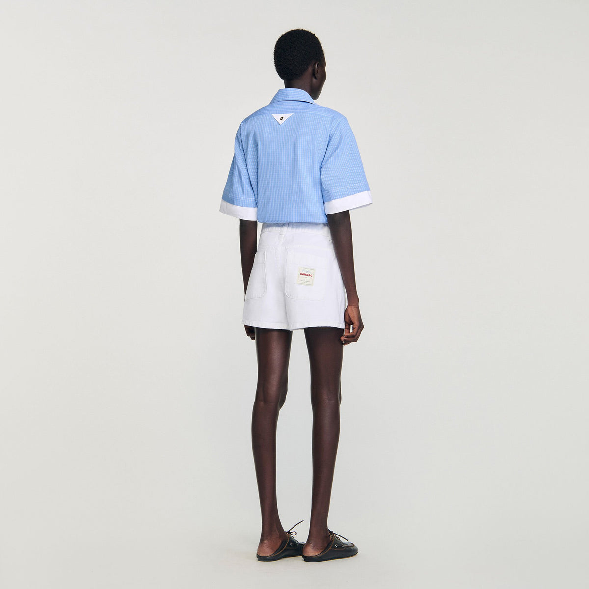 High waist denim shorts | Sandro