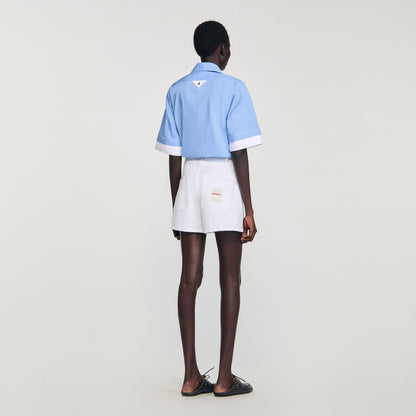 High waist denim shorts | Sandro