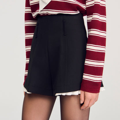 Tailored flounced shorts | Sandro