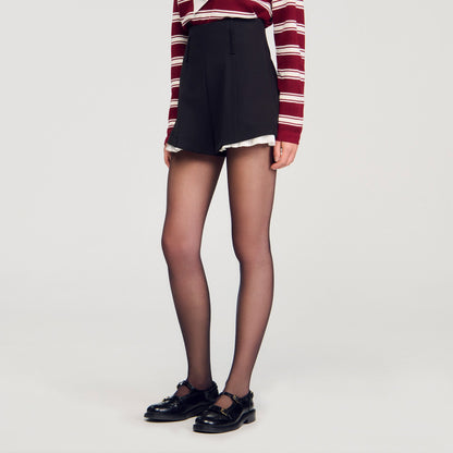 Tailored flounced shorts | Sandro