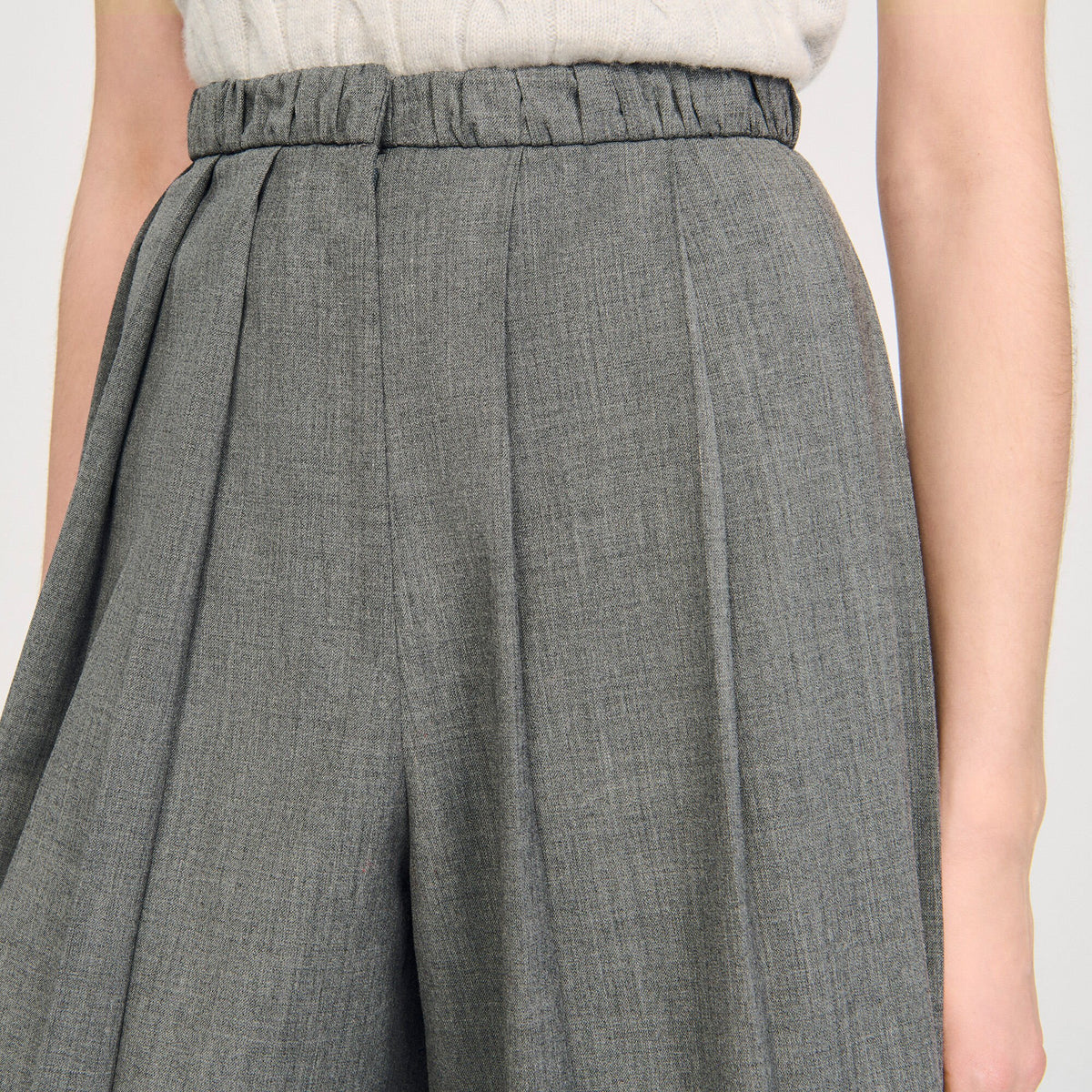 Pleated long shorts | Sandro