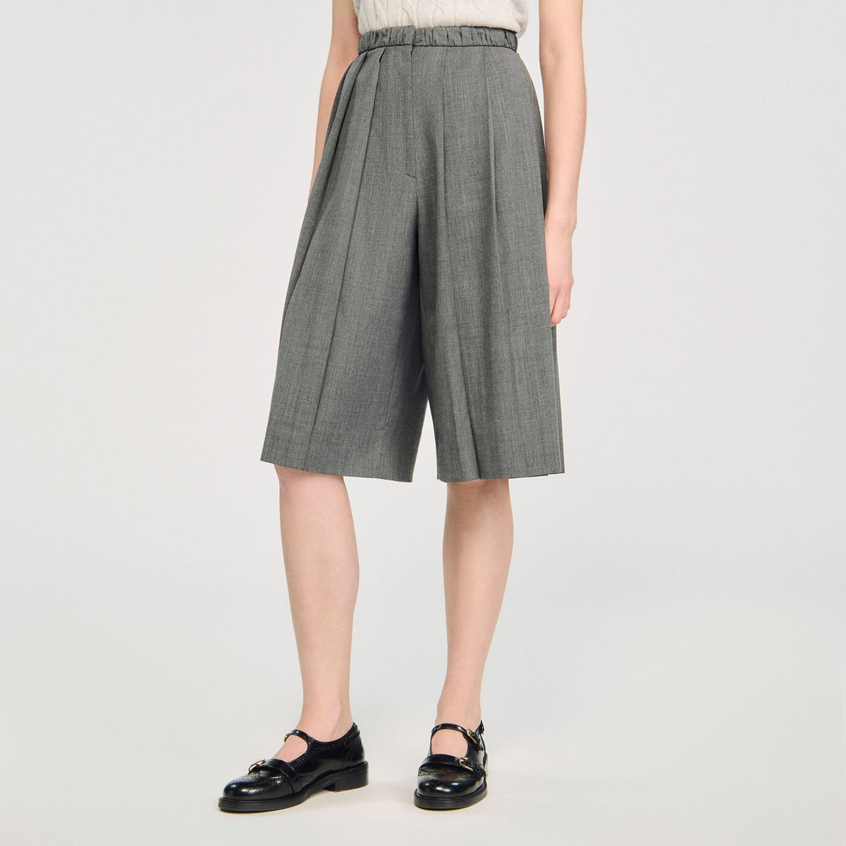 Pleated long shorts | Sandro