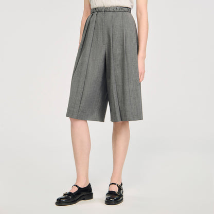 Pleated long shorts | Sandro