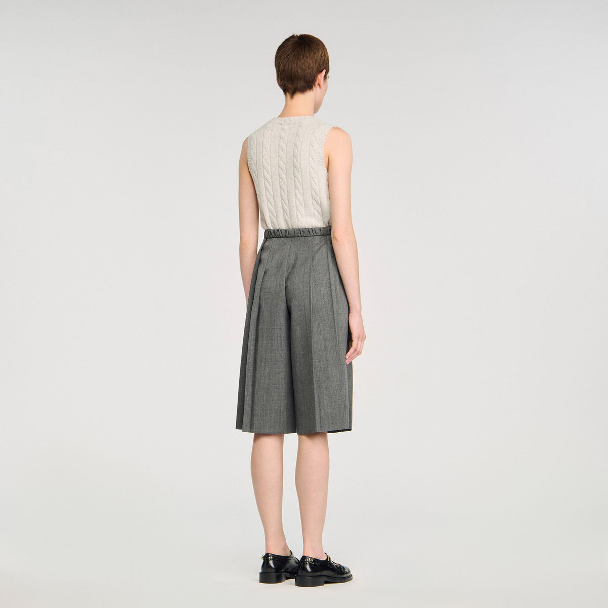 Pleated long shorts | Sandro