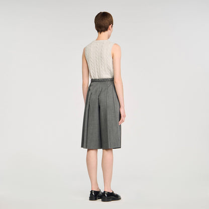 Pleated long shorts | Sandro