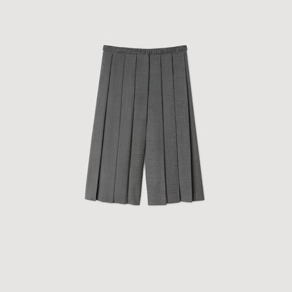 Pleated long shorts | Sandro