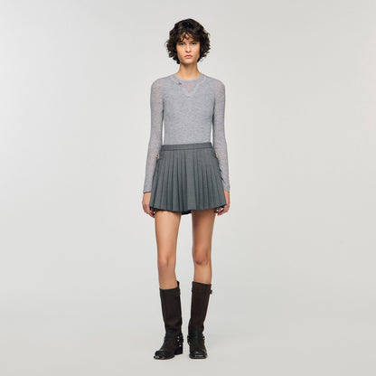 Pleated skort | Sandro