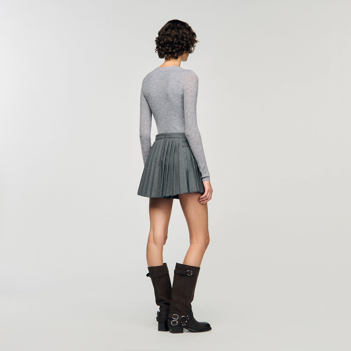Pleated skort | Sandro