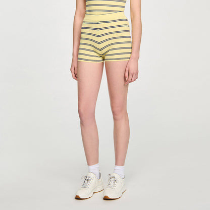 Striped knit shorts | Sandro