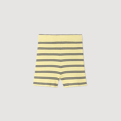 Striped knit shorts | Sandro