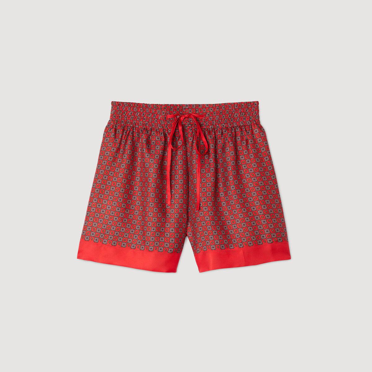 Scarf print shorts | Sandro