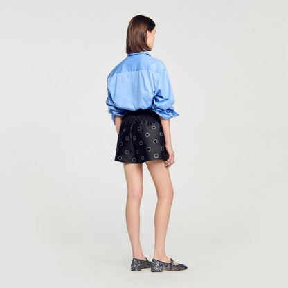 Rhinestone shorts | Sandro