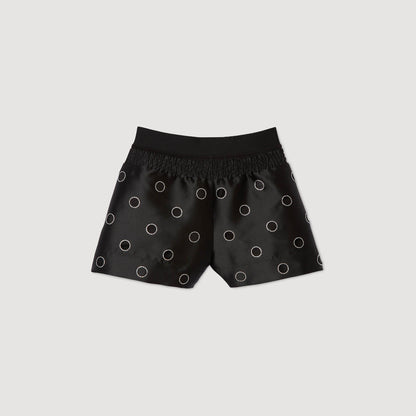 Rhinestone shorts | Sandro