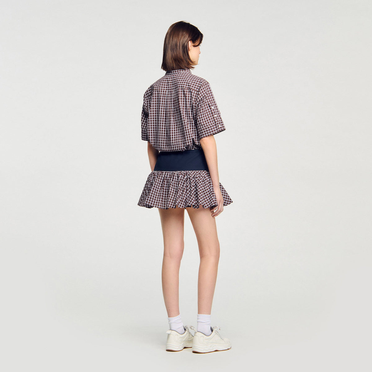 Checked skort | Sandro