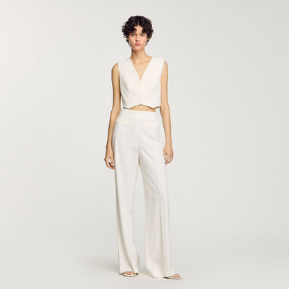 Sequin cropped jacket | Sandro