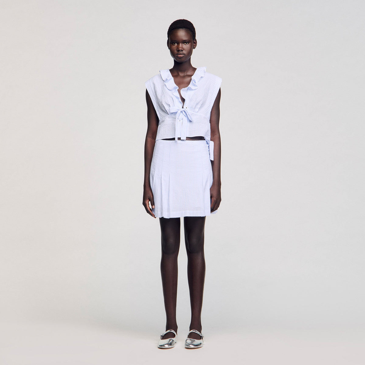 Striped crop top | Sandro