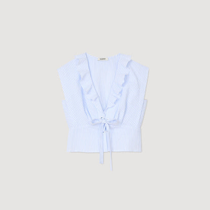Striped crop top | Sandro