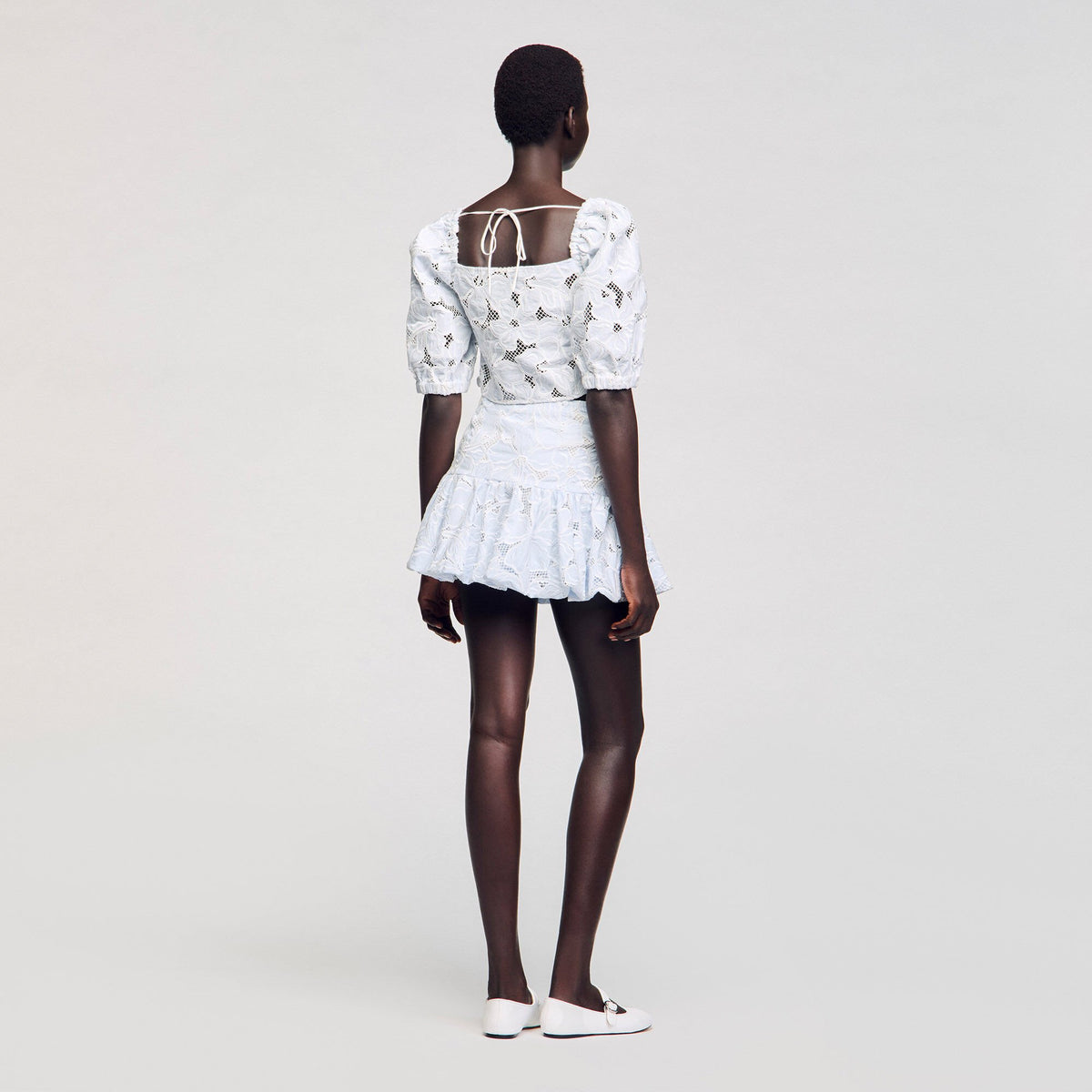 Guipure lace top | Sandro