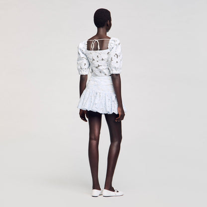 Guipure lace top | Sandro