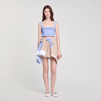 Striped crop top | Sandro
