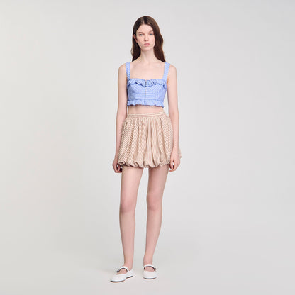 Striped crop top | Sandro