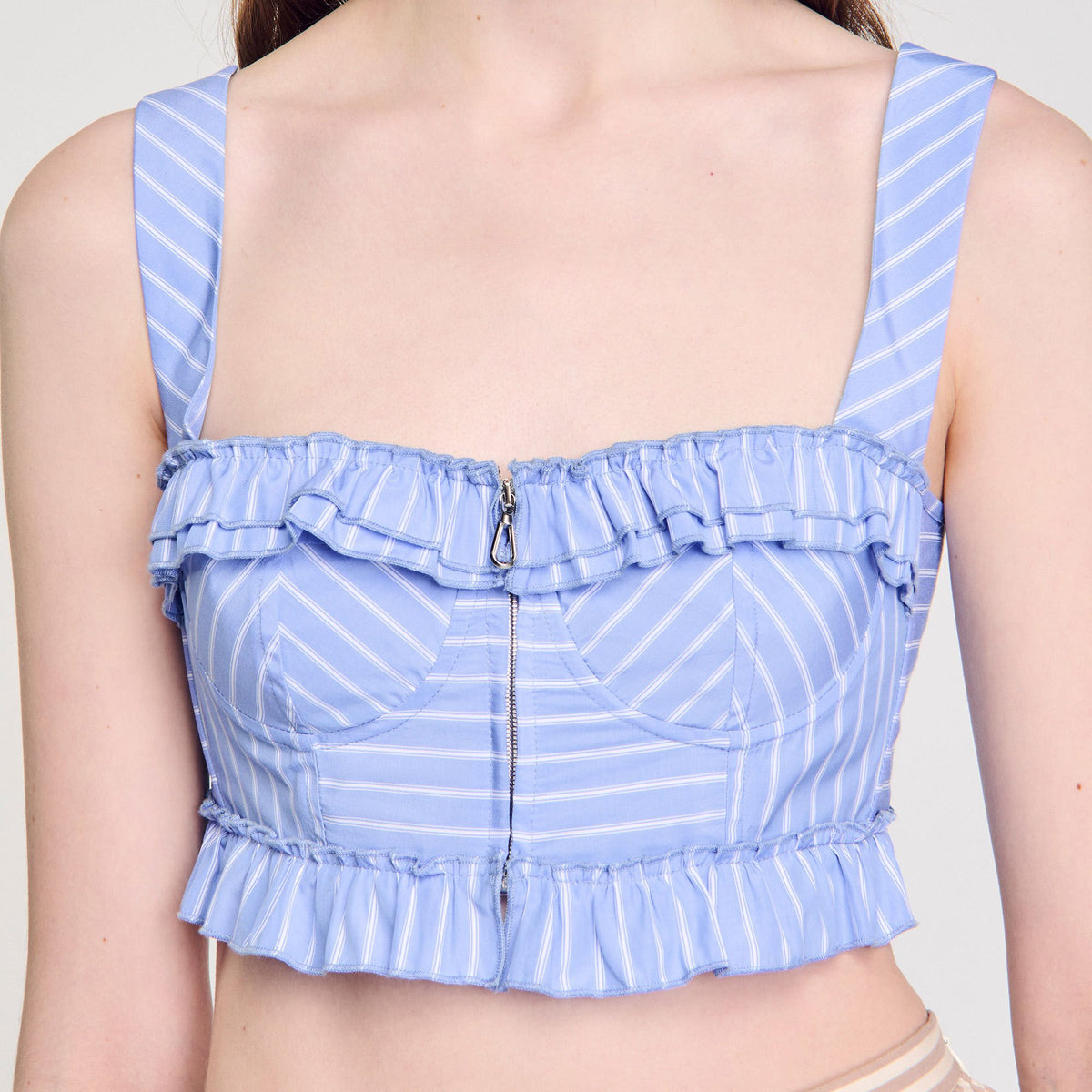 Striped crop top | Sandro