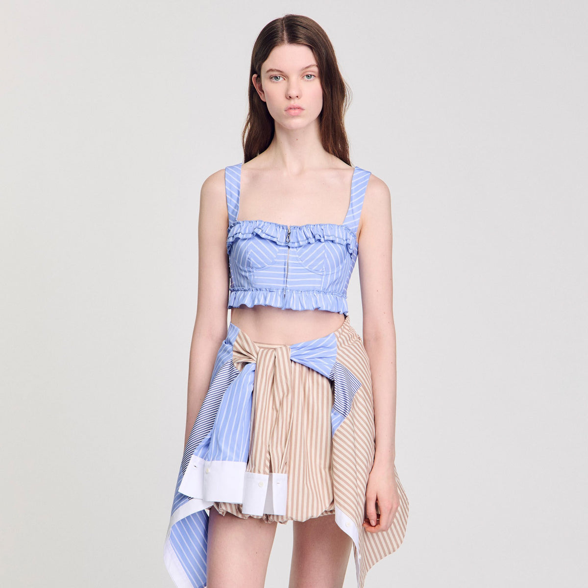 Striped crop top | Sandro