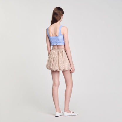 Striped crop top | Sandro