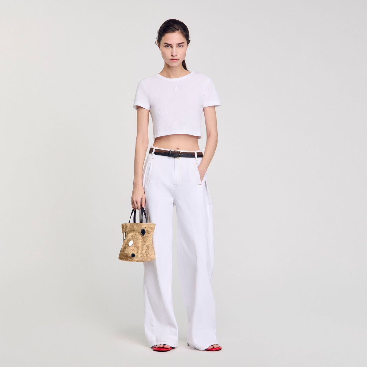 Cropped T-shirt | Sandro