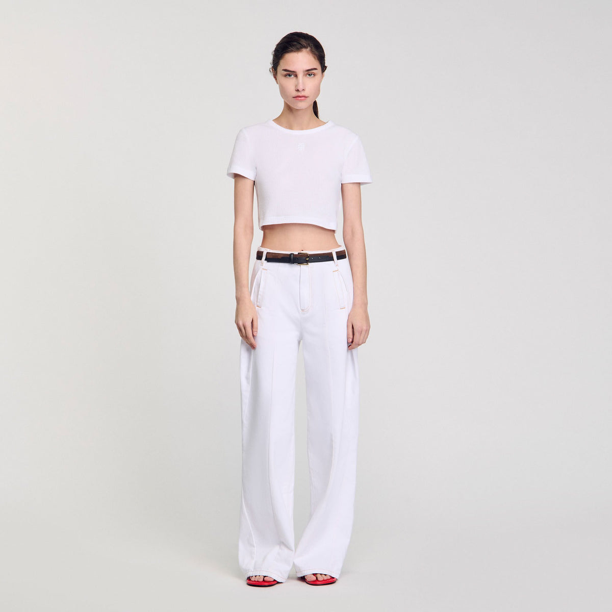 Cropped T-shirt | Sandro