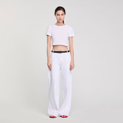 Cropped T-shirt | Sandro