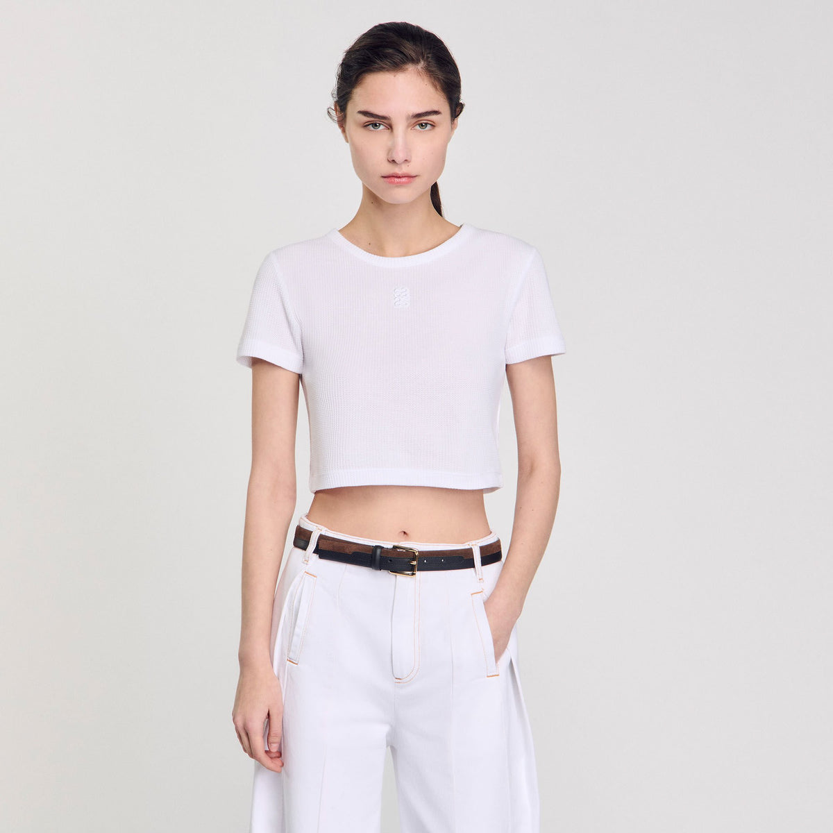 Cropped T-shirt | Sandro