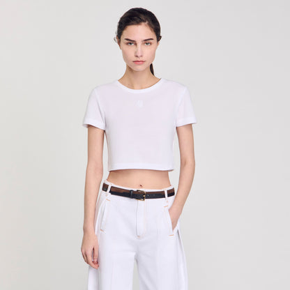 Cropped T-shirt | Sandro