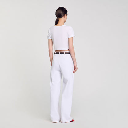 Cropped T-shirt | Sandro