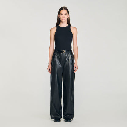 Embroidered vest top | Sandro