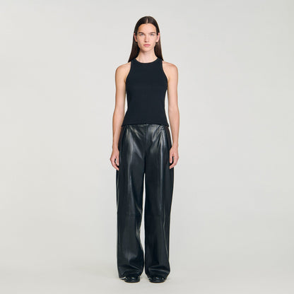 Embroidered vest top | Sandro